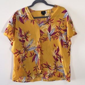 Worthington V-Neck Blouse